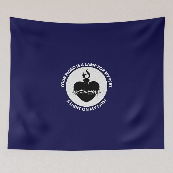 Item preview, YOUR WORD IS A LAMP FOR MY FEET, A LIGHT FOR MY PATH CHRISTIAN APPAREL  designed and sold by VFamDesigns.