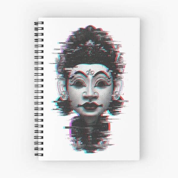 Item preview, Glitch Art Tribal Deity – Cyberpunk Ancient Mask Digital Art designed and sold by cannsuh.