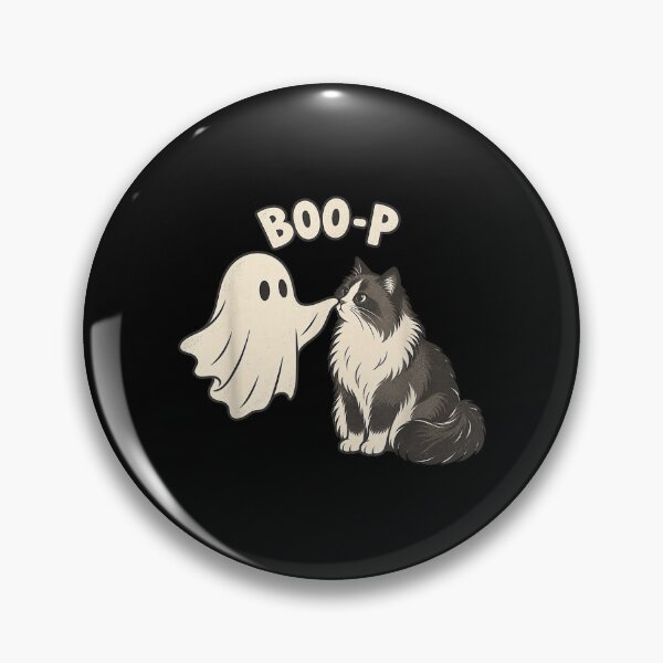 Item preview, Ragdoll Cat Boo-P Ghost Nose Boop Halloween designed and sold by DunciOcukino.