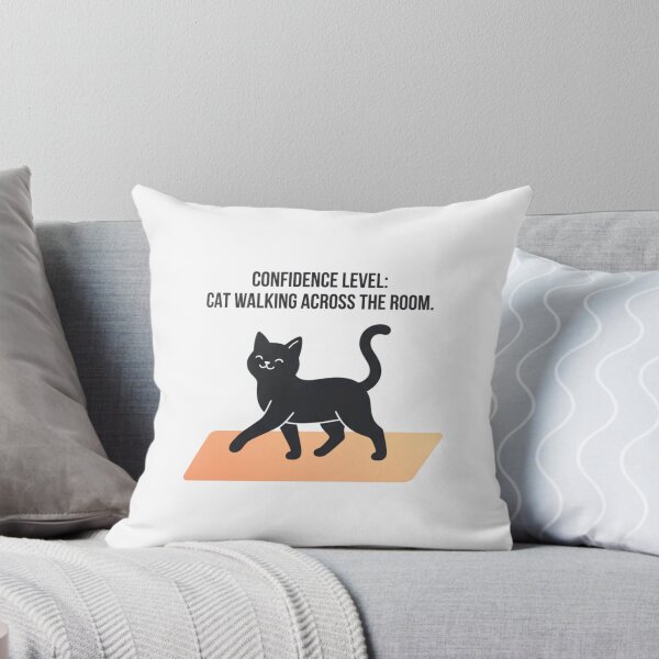 Item preview, Confidence Level - Cat Design designed and sold by RunningWhiskers.