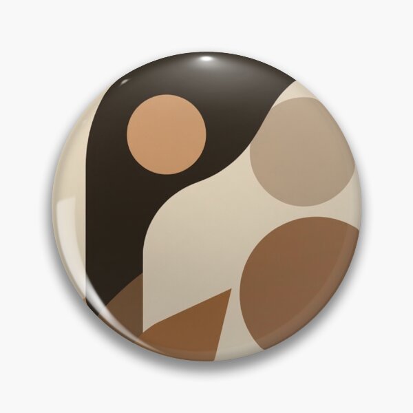 Item preview, Organic Balance Abstract | Earth Tone Scandinavian Artwork designed and sold by nhk999.