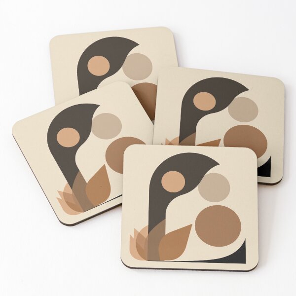 Item preview, Organic Balance Abstract | Earth Tone Scandinavian Artwork designed and sold by nhk999.