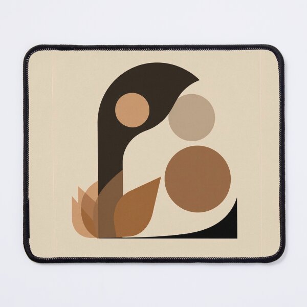 Item preview, Organic Balance Abstract | Earth Tone Scandinavian Artwork designed and sold by nhk999.
