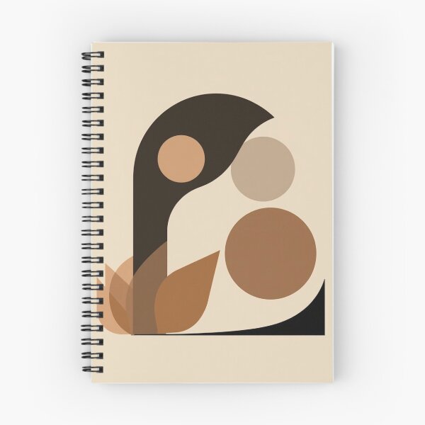 Item preview, Organic Balance Abstract | Earth Tone Scandinavian Artwork designed and sold by nhk999.