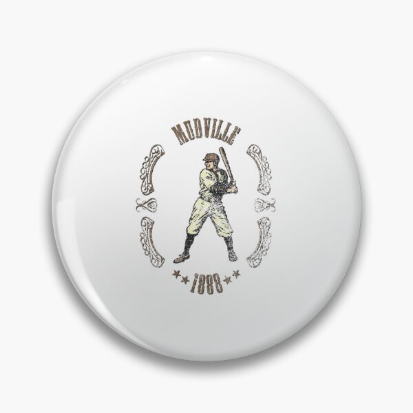 Item preview, Traditional Retro Mudville Baseball Batter 1888 Crest designed and sold by levynmarjwa.