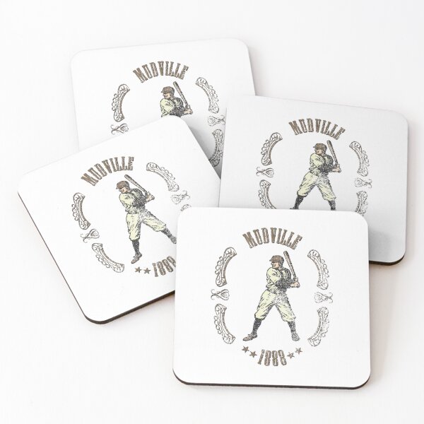 Item preview, Traditional Retro Mudville Baseball Batter 1888 Crest designed and sold by levynmarjwa.