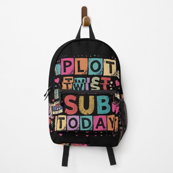 Item preview, Plot Twist I'm the Sub Today Substitute Teacher Colorful Funny Teacher  designed and sold by Zizo-DR44.
