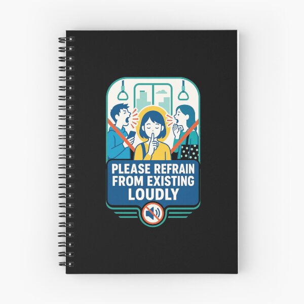 Item preview, Japanese Culture Please Refrain From Existing Loudly Japanese Train Humor designed and sold by Uglyandcute.