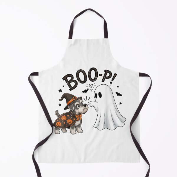 Item preview, Miniature Schnauzer Ghost Boop Dog Halloween Cute Retro Pet designed and sold by DunciOcukino.
