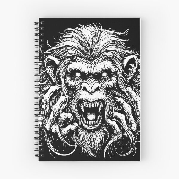 Item preview, Dark Art Scary Monkey Face Apes designed and sold by MORSPECTIVE.