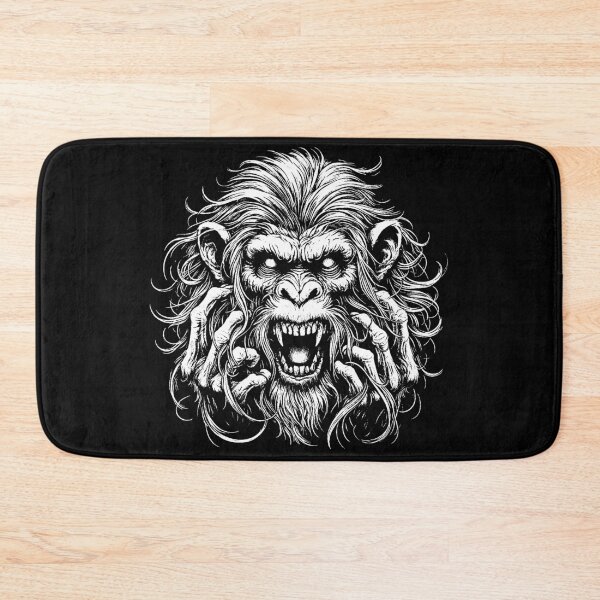 Item preview, Dark Art Scary Monkey Face Apes designed and sold by MORSPECTIVE.