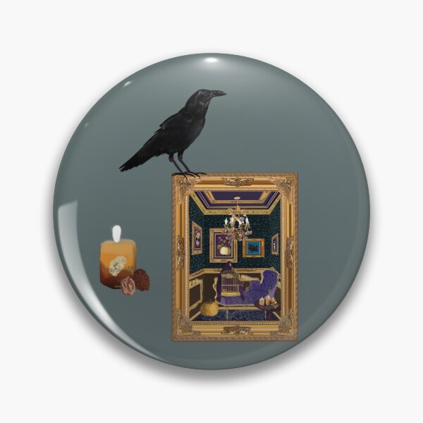 Item preview, Baroque Boudoir Framed in Halloween Opulence-Green Background designed and sold by The Flying Bunny Studio.