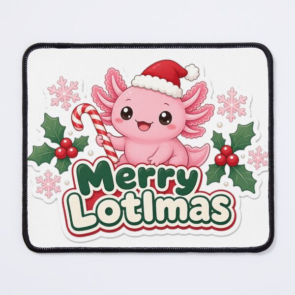 Item preview, Axolotl Mom Christmas Merry Lotlmas Cute designed and sold by Soft Merch.