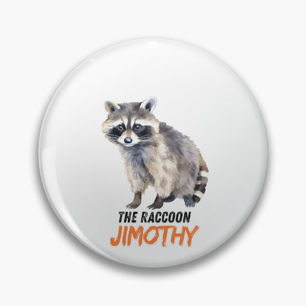 Item preview, Jimothy Raccoon – Cute Watercolor Woodland Animal Illustration designed and sold by AaryaGraphics.