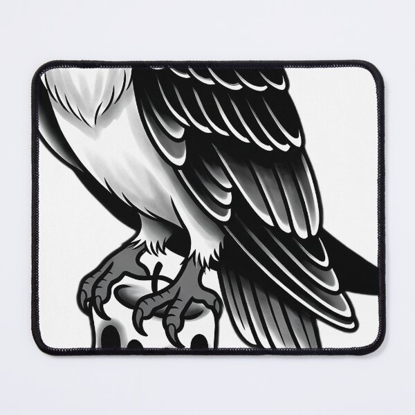 Item preview, Blackwork Barn Owl on a Melting Candle Tattoo Flash designed and sold by IllumeInk.
