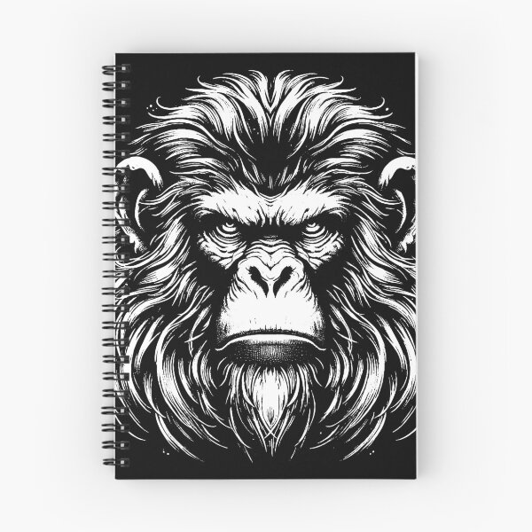 Item preview, Dark Art Scary Monkey Face Apes designed and sold by MORSPECTIVE.