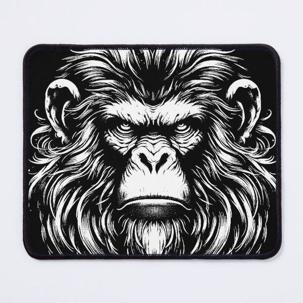 Item preview, Dark Art Scary Monkey Face Apes designed and sold by MORSPECTIVE.