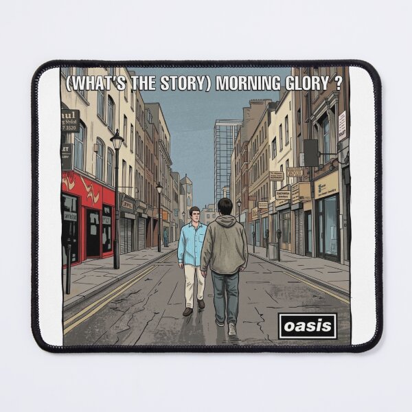 Item preview, OASIS WHAT’S THE STORY MORNING GLORY CARTOON ART designed and sold by WallopFam.