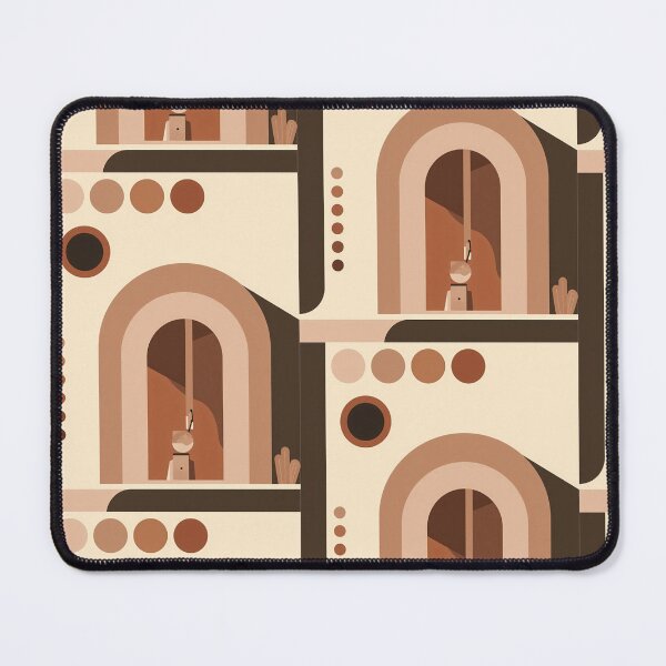 Item preview, Terracotta Arch Interior - Minimalist Modern Wall Decor designed and sold by nhk999.