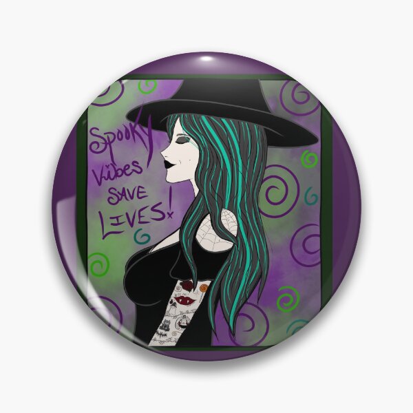 Item preview, Spooky Vibes Save Lives  designed and sold by brushofabluejay.