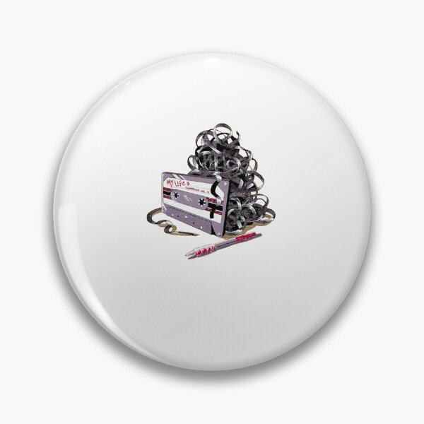 Item preview, Nostalgic Vintage Audio Cassette Tape Pen Rewind Art designed and sold by levynmarjwa.