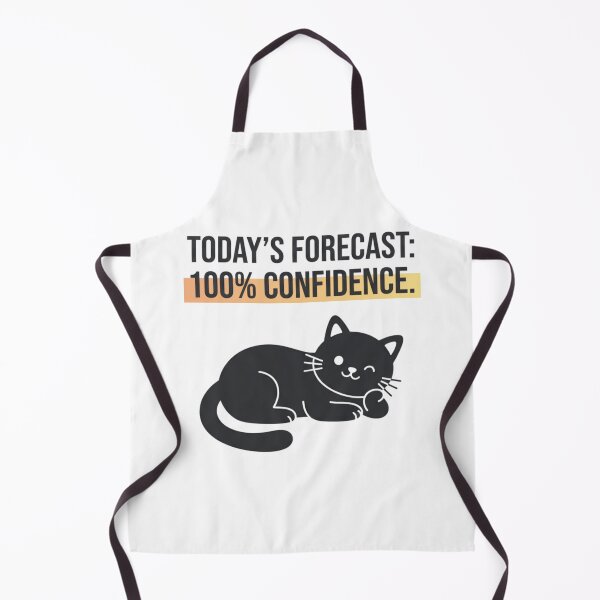 Item preview, Zero Self-Doubt Today - Cat Design designed and sold by RunningWhiskers.