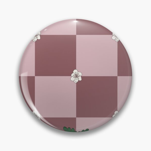 Item preview, Strawberry Blooms on checkered backdrop pink designed and sold by RayanneStudios.
