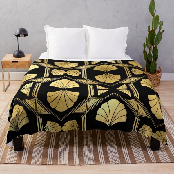 Item preview, Regal Majestic Art Deco Gold-Colors And Black Pattern designed and sold by DEC02.