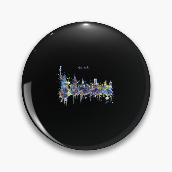 Item preview, Watercolor Statue Of Liberty New York Skyline Art designed and sold by levynmarjwa.