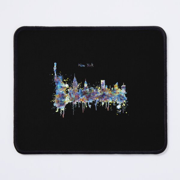 Item preview, Watercolor Statue Of Liberty New York Skyline Art designed and sold by levynmarjwa.