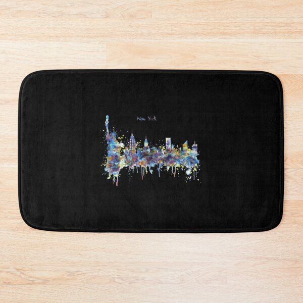 Item preview, Watercolor Statue Of Liberty New York Skyline Art designed and sold by levynmarjwa.