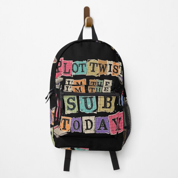 Item preview, Plot Twist I'm the Sub Today Vintage Collage Substitute Teacher designed and sold by Zizo-DR44.