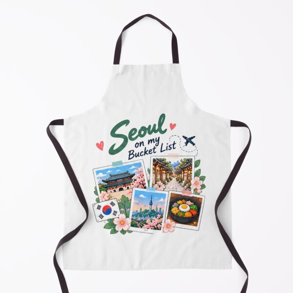 Item preview, Seoul Bucket List Shirt, Korea Travel Tee, Seoul Korea Lover Gift, Korean Vacation Shirt, Korea Trip Gift for Women designed and sold by SunAndJune.