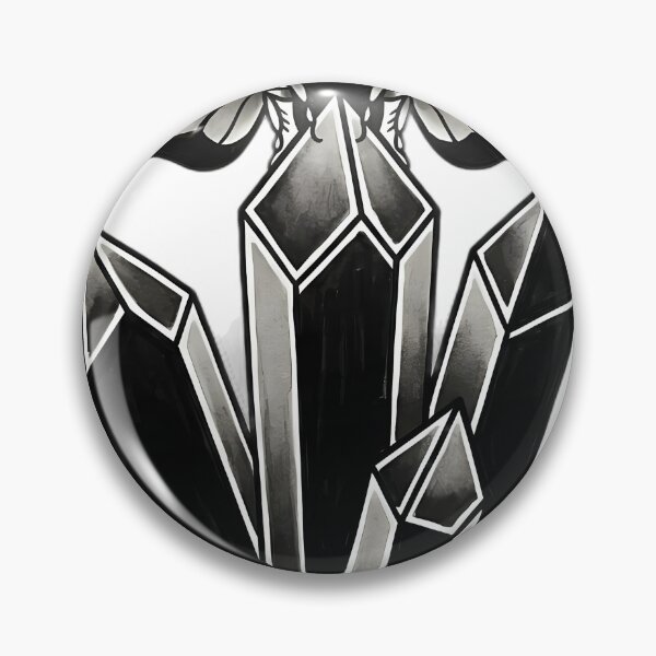 Item preview, Blackwork Gothic Crystal Cluster with a Moth Tattoo Flash designed and sold by IllumeInk.
