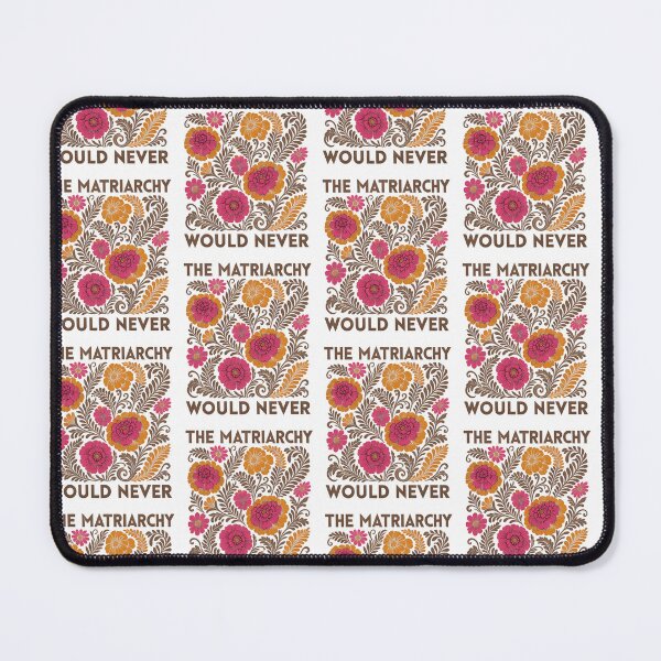 Item preview, The Matriarchy Would Never Retro 70s Folk Floral Feminist Art designed and sold by SEINENGAPPI19.