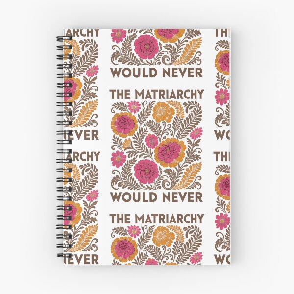 Item preview, The Matriarchy Would Never Retro 70s Folk Floral Feminist Art designed and sold by SEINENGAPPI19.