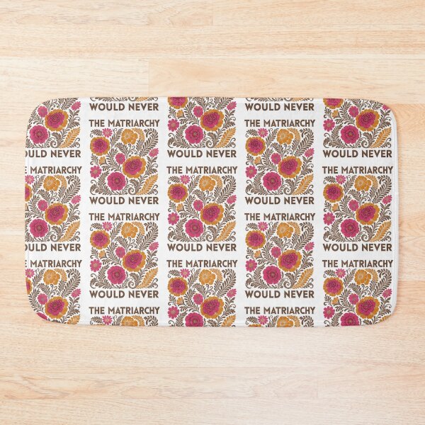 Item preview, The Matriarchy Would Never Retro 70s Folk Floral Feminist Art designed and sold by SEINENGAPPI19.