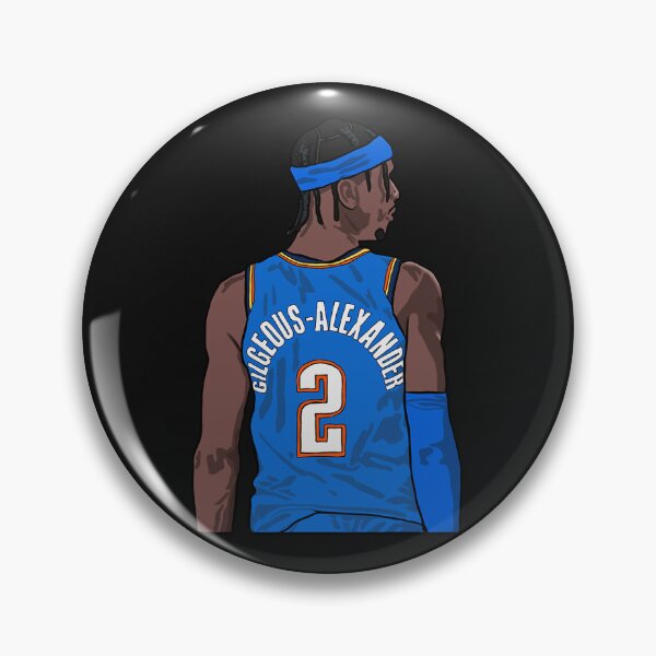 Artikelvorschau, Shai Gilgeous-Alexander Zurück-Zu entworfen und verkauft von JamesHolder8.