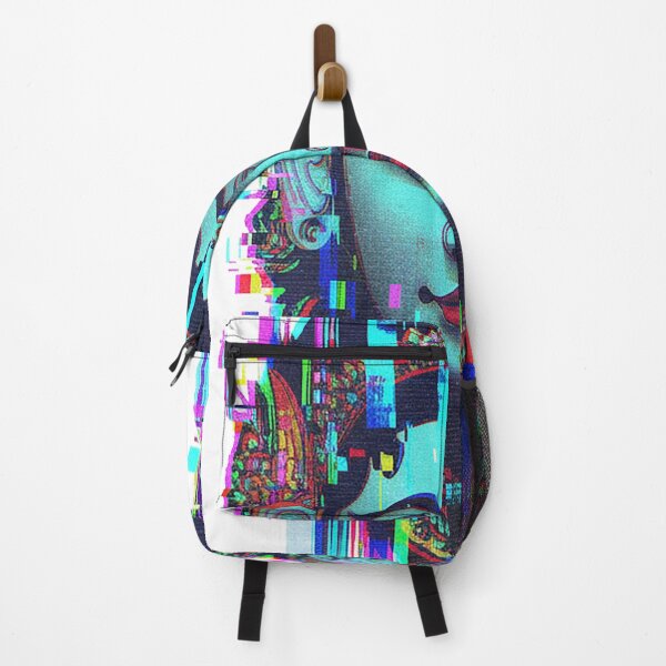 Item preview, Glitch Art Tribal Deity – Cyberpunk Ancient Statue Digital Art designed and sold by cannsuh.