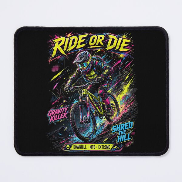 Item preview, Cheerful design with vibrant colors for downhill MTB fans. #6 designed and sold by UrbanTRIP.