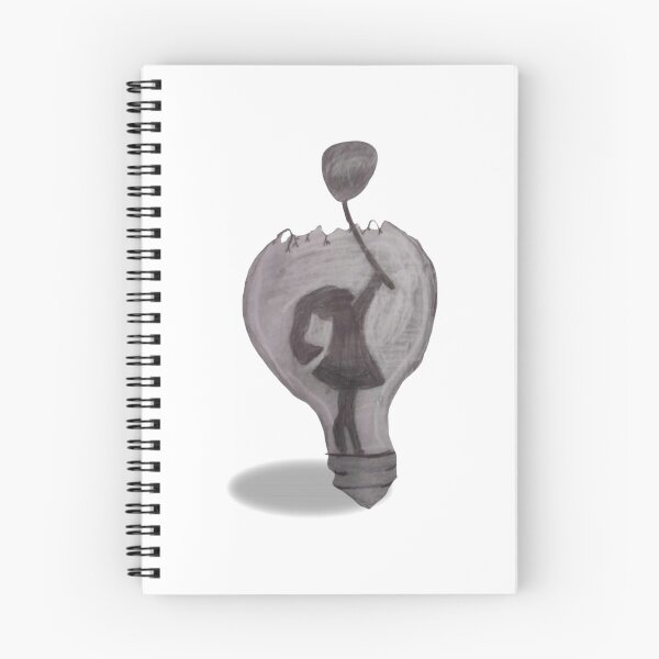 Item preview, A Girl Full Of Dreams Surreal Imagination Portrait designed and sold by SqshopDrawn.