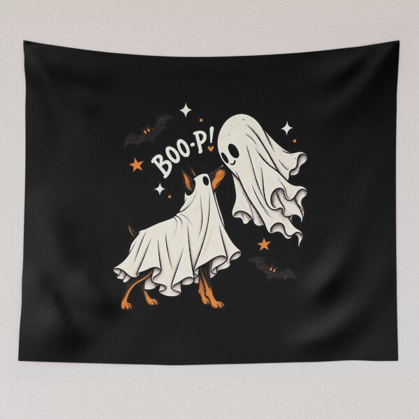 Item preview, Boo-P Ghost Doberman Nose Boop Halloween Costume Men Women designed and sold by DunciOcukino.