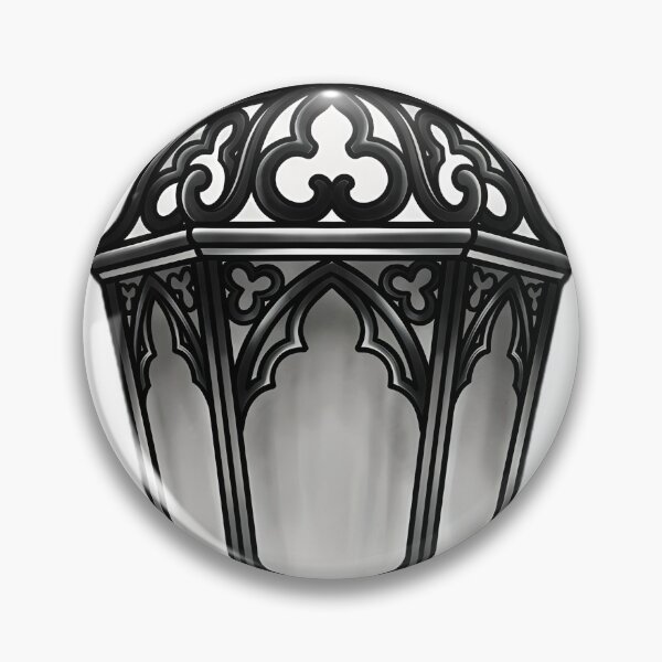 Item preview, Blackwork Gothic Lantern with a Moth Tattoo Flash designed and sold by IllumeInk.