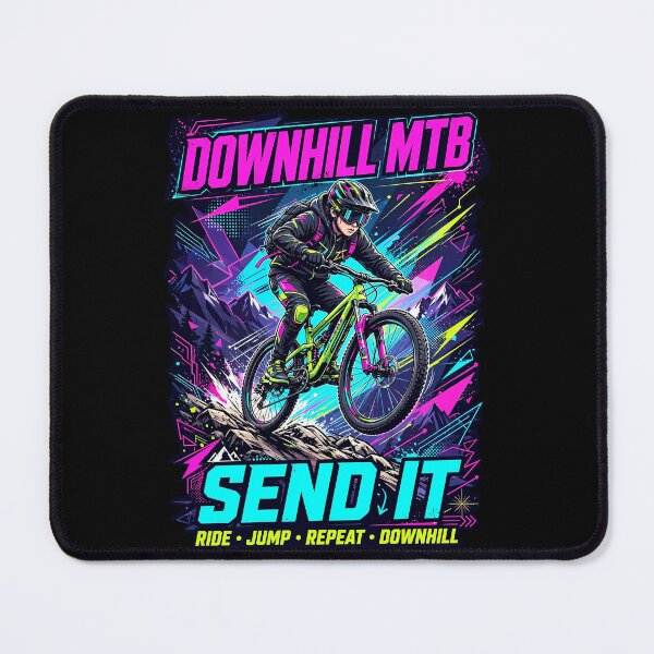 Item preview, Cheerful design with vibrant colors for downhill MTB fans. #5 designed and sold by UrbanTRIP.