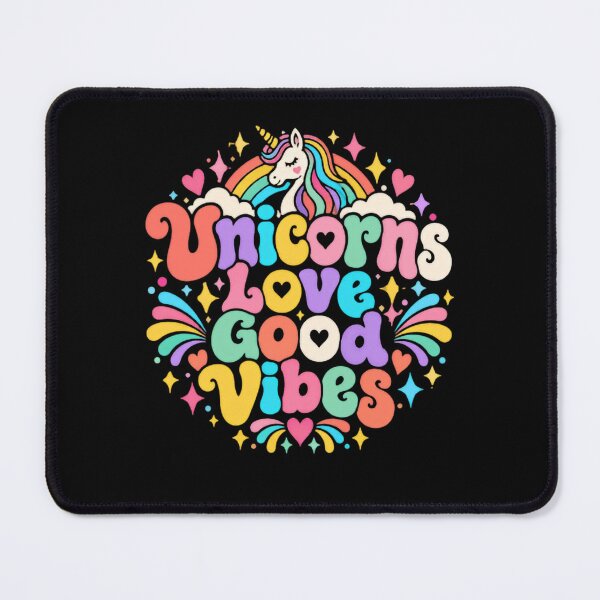 Item preview, Unicorns Love Good Vibes Magical Fantasy Positive Energy Optimistic Kids Girls designed and sold by JonesFlora2025.