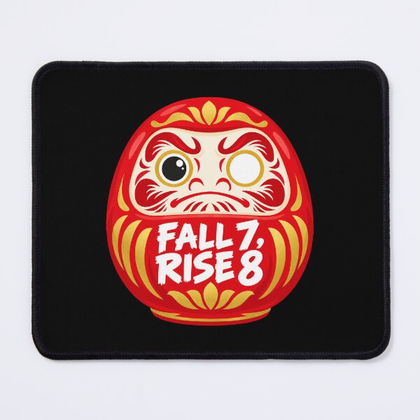 Item preview, Japanese Culture Fall 7 Rise 8 Daruma Motivation Japanese Design designed and sold by Uglyandcute.