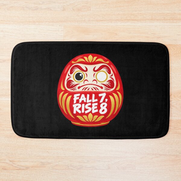 Item preview, Japanese Culture Fall 7 Rise 8 Daruma Motivation Japanese Design designed and sold by Uglyandcute.