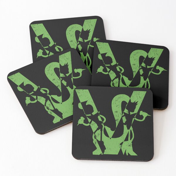 Item preview, Green Monogram Letter V Animated designed and sold by DesireChassE.