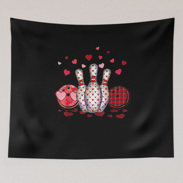 Item preview, Valentine Bowling Hearts Love Bowling designed and sold by Aniverlia.