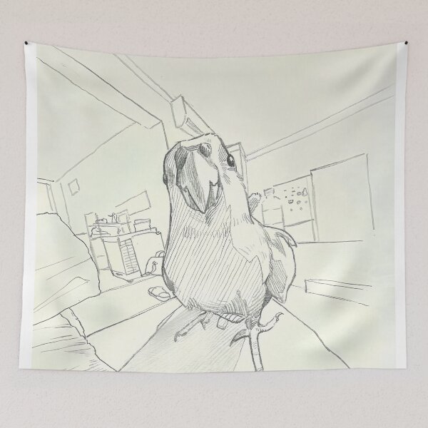 Item preview, Staring birb   designed and sold by Preciseprinter.